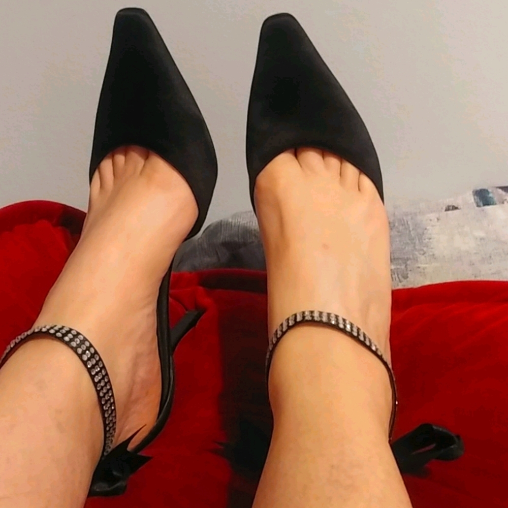 'Nina' Dressy Black Heels